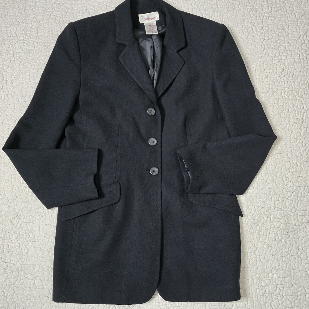 Vintage Worthington Classic Black Blazer/Suit Jacket Size 10